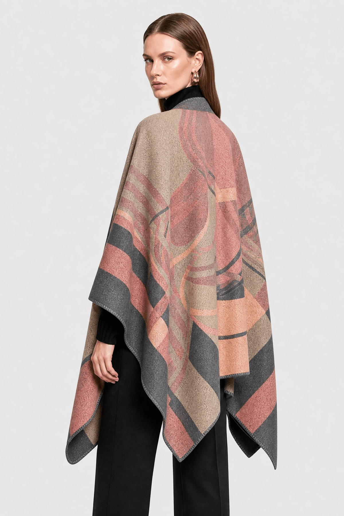 Poncho Cape Femme Cachemire