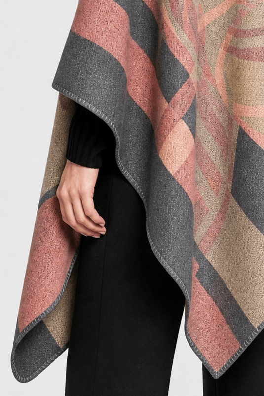Poncho Cape Femme Cachemire