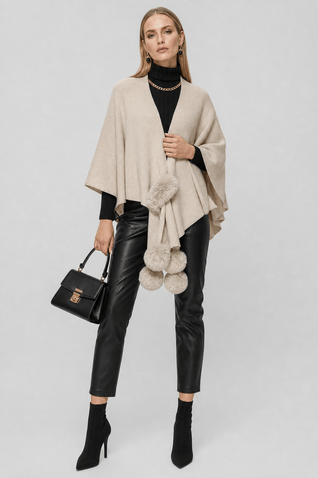 Poncho Cardigan Femme