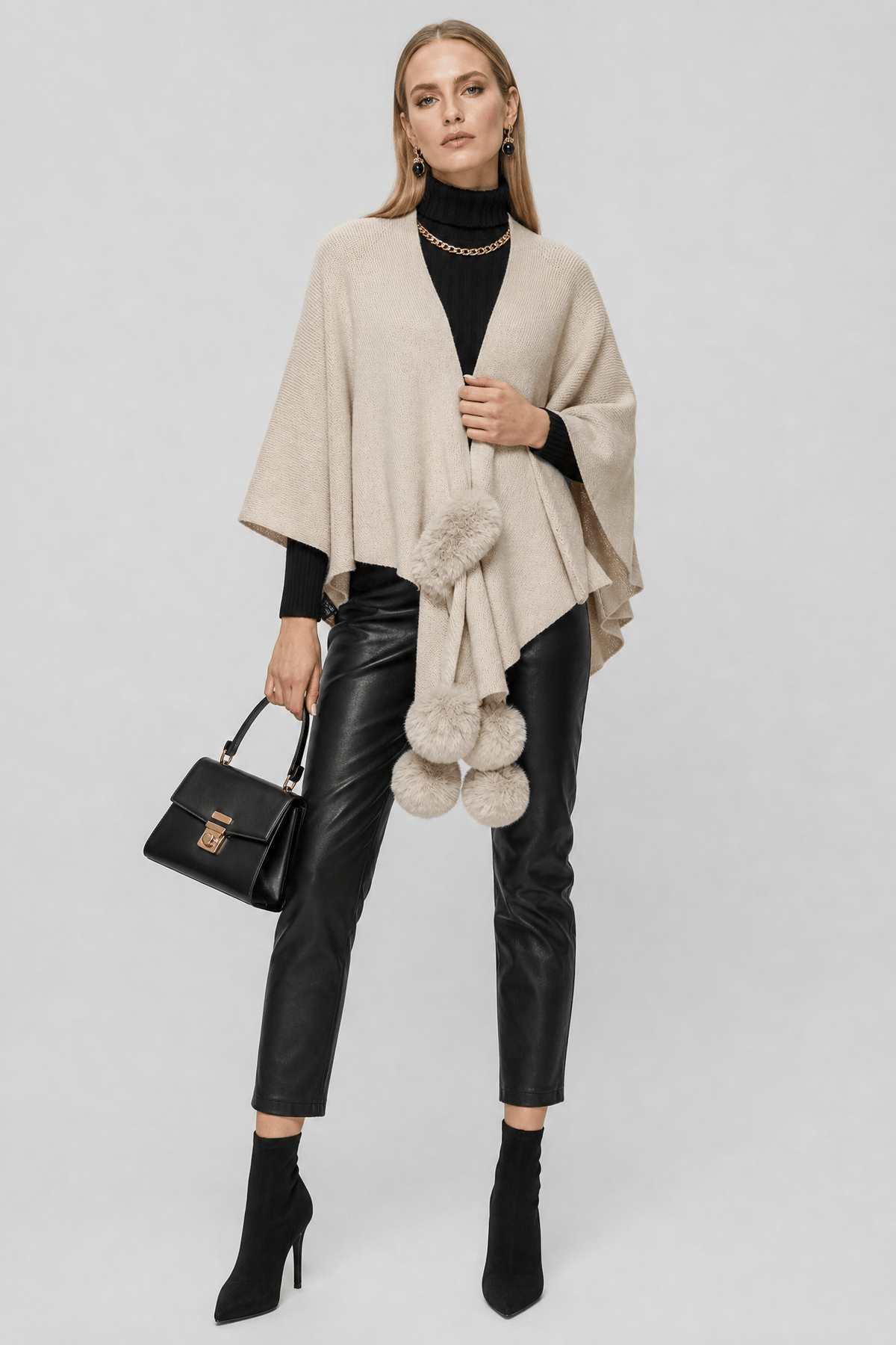 Poncho Cardigan Femme