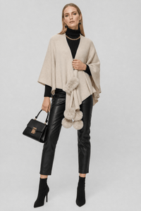 Poncho Cardigan Femme