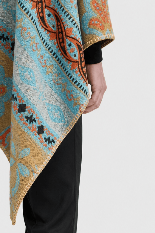 Poncho Châle Ethnique