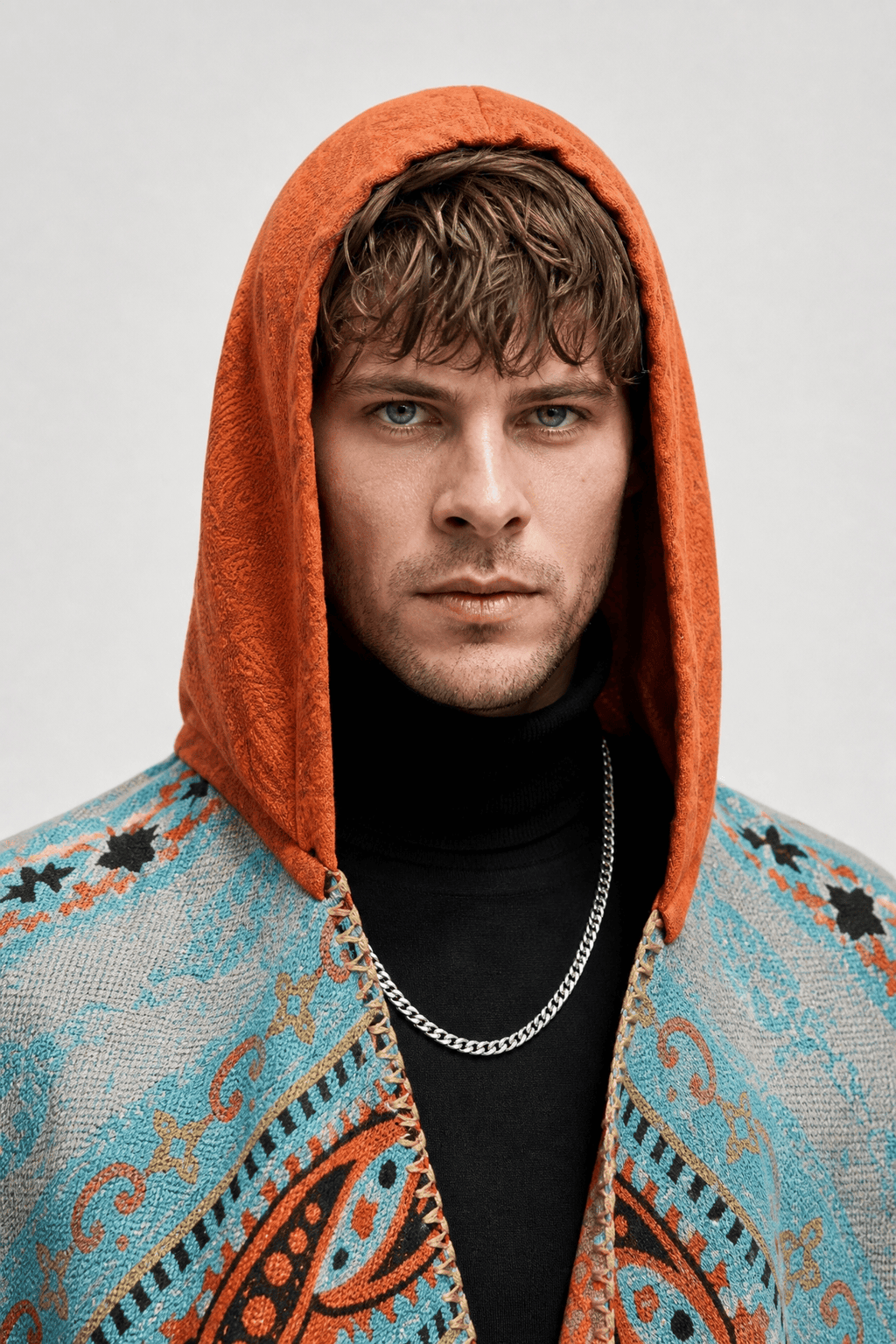 Poncho Châle Ethnique