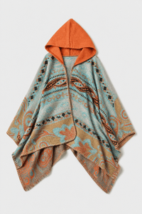 Poncho Châle Ethnique
