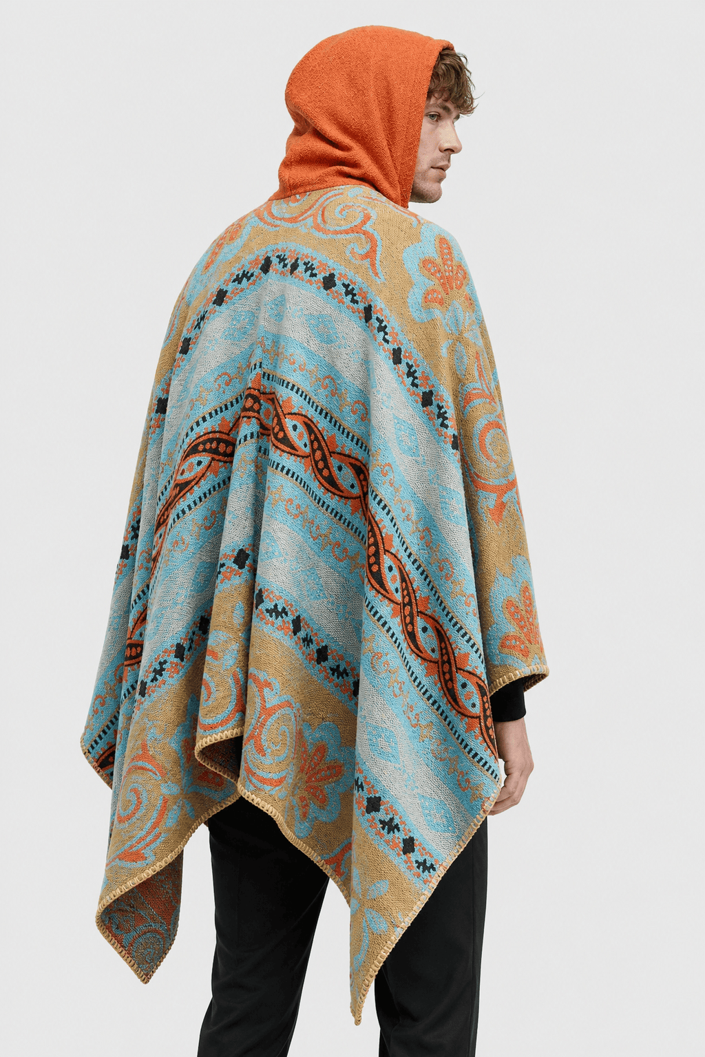 Poncho Châle Ethnique