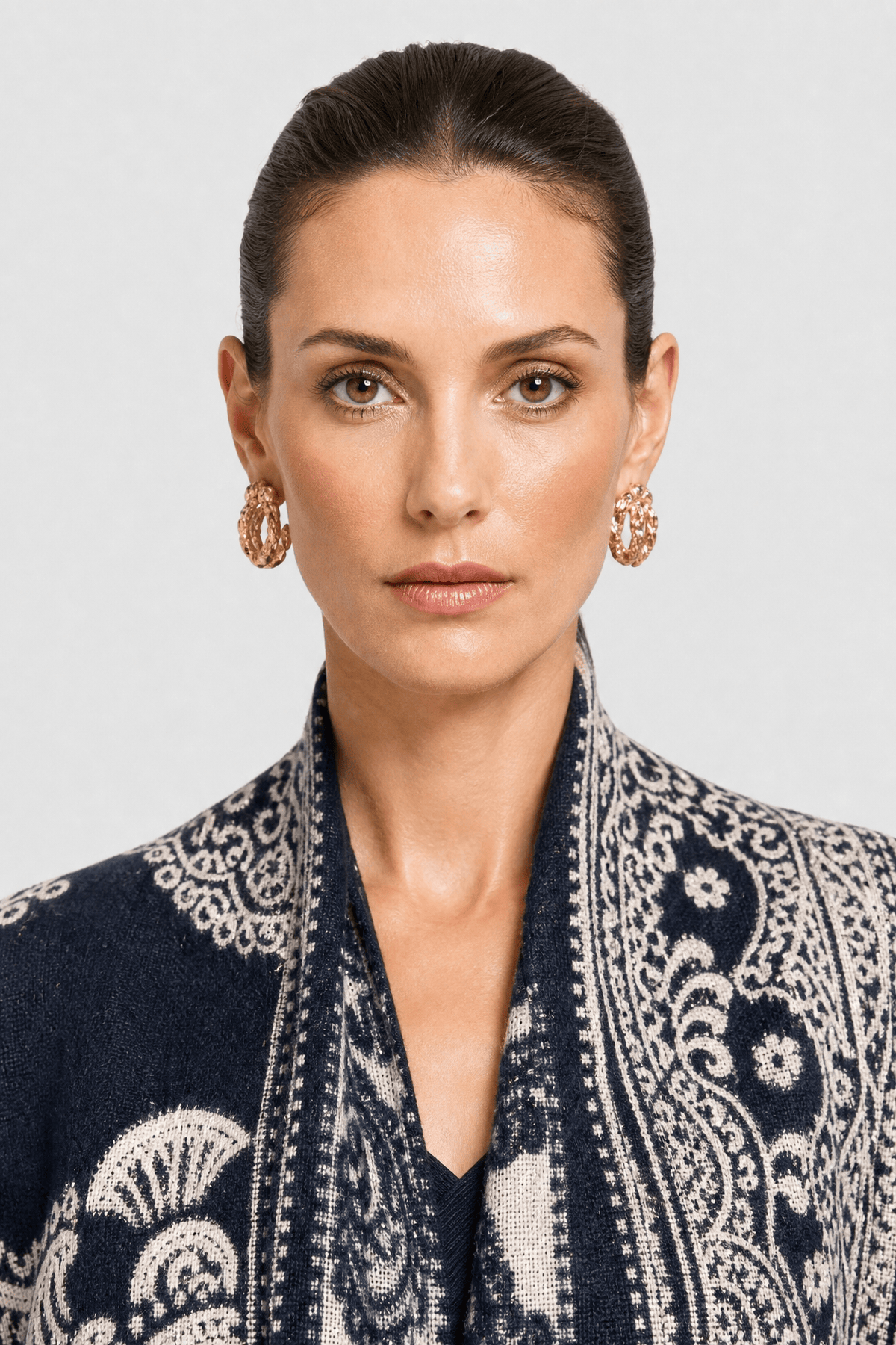 Poncho Châle Ethnique Hiver