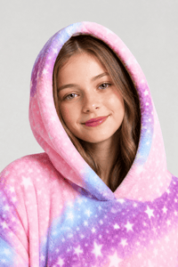 Poncho Chaud pour Fille
