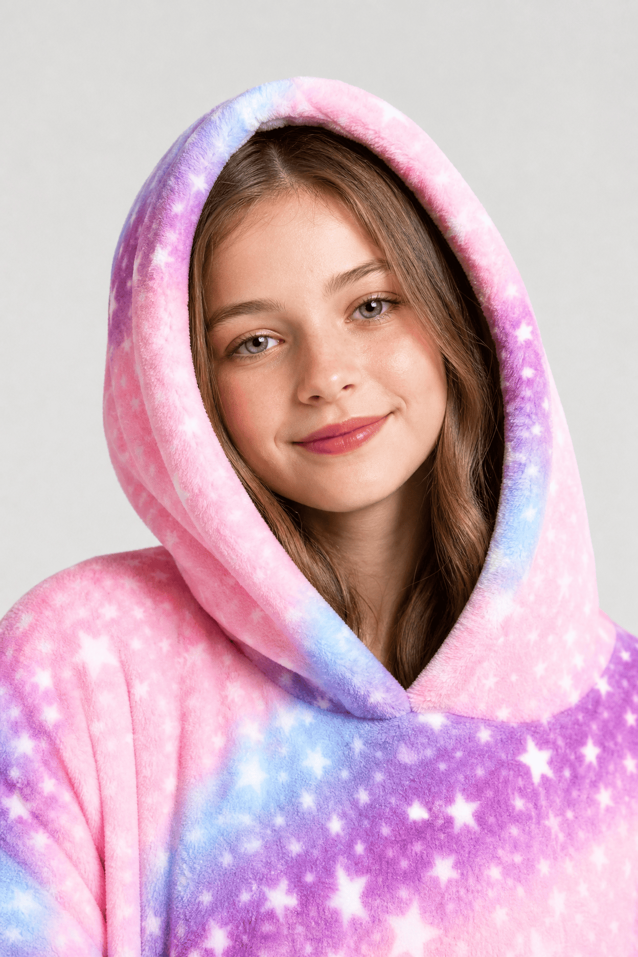 Poncho Chaud pour Fille