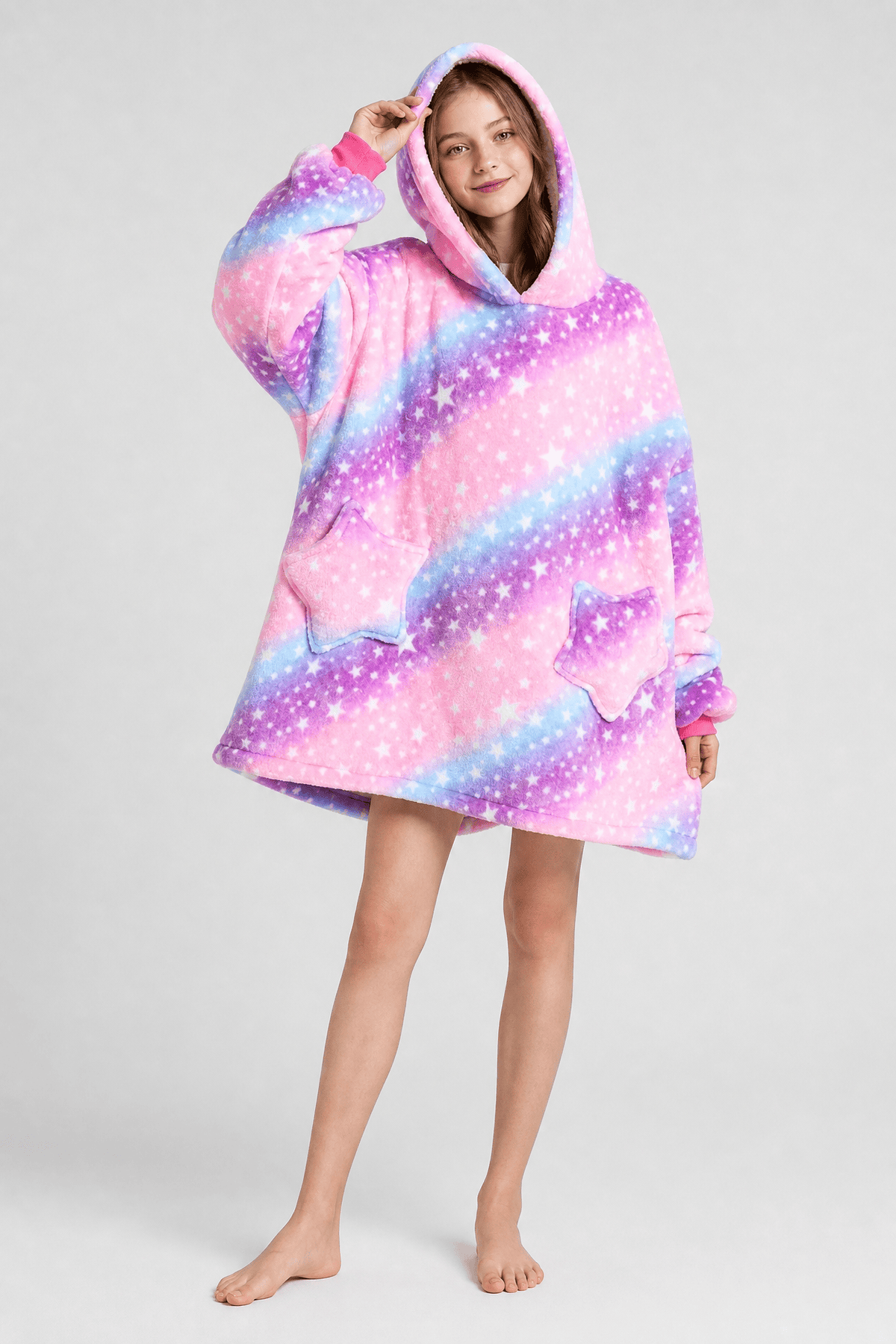 Poncho Chaud pour Fille