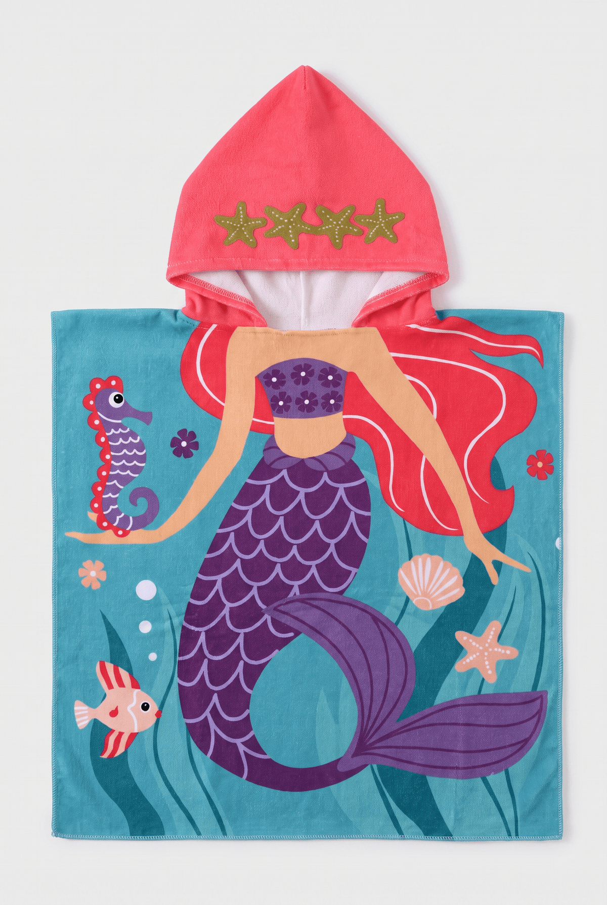 Poncho de Bain Sirène