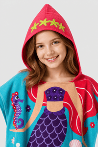 Poncho de Bain Sirène