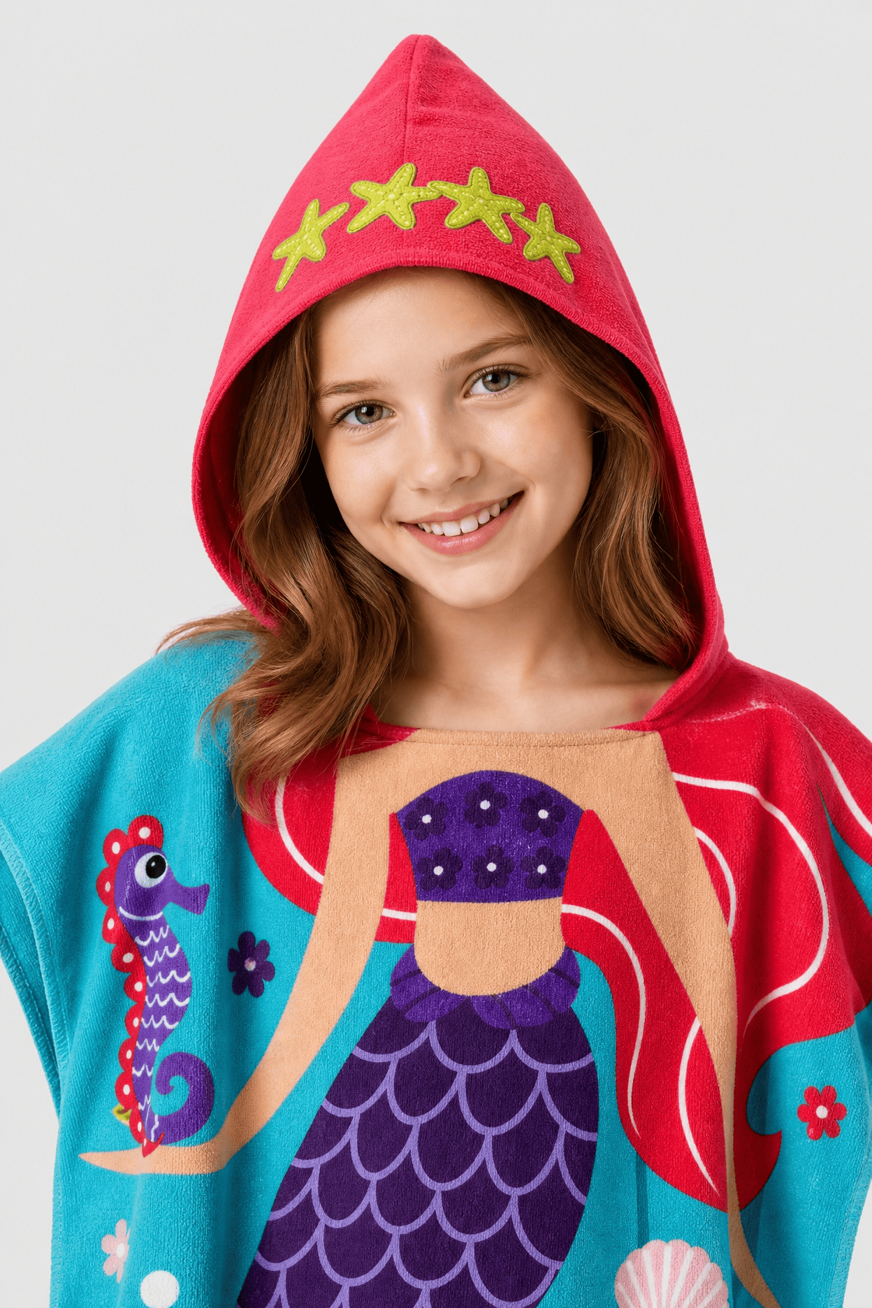 Poncho de Bain Sirène