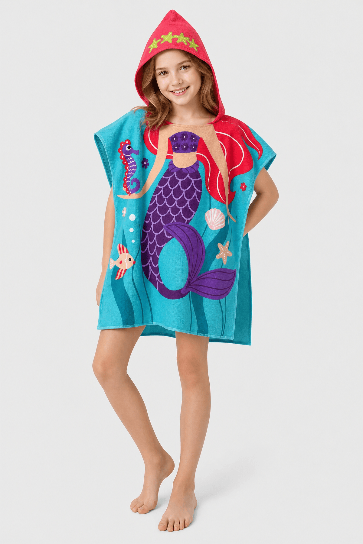 Poncho de Bain Sirène