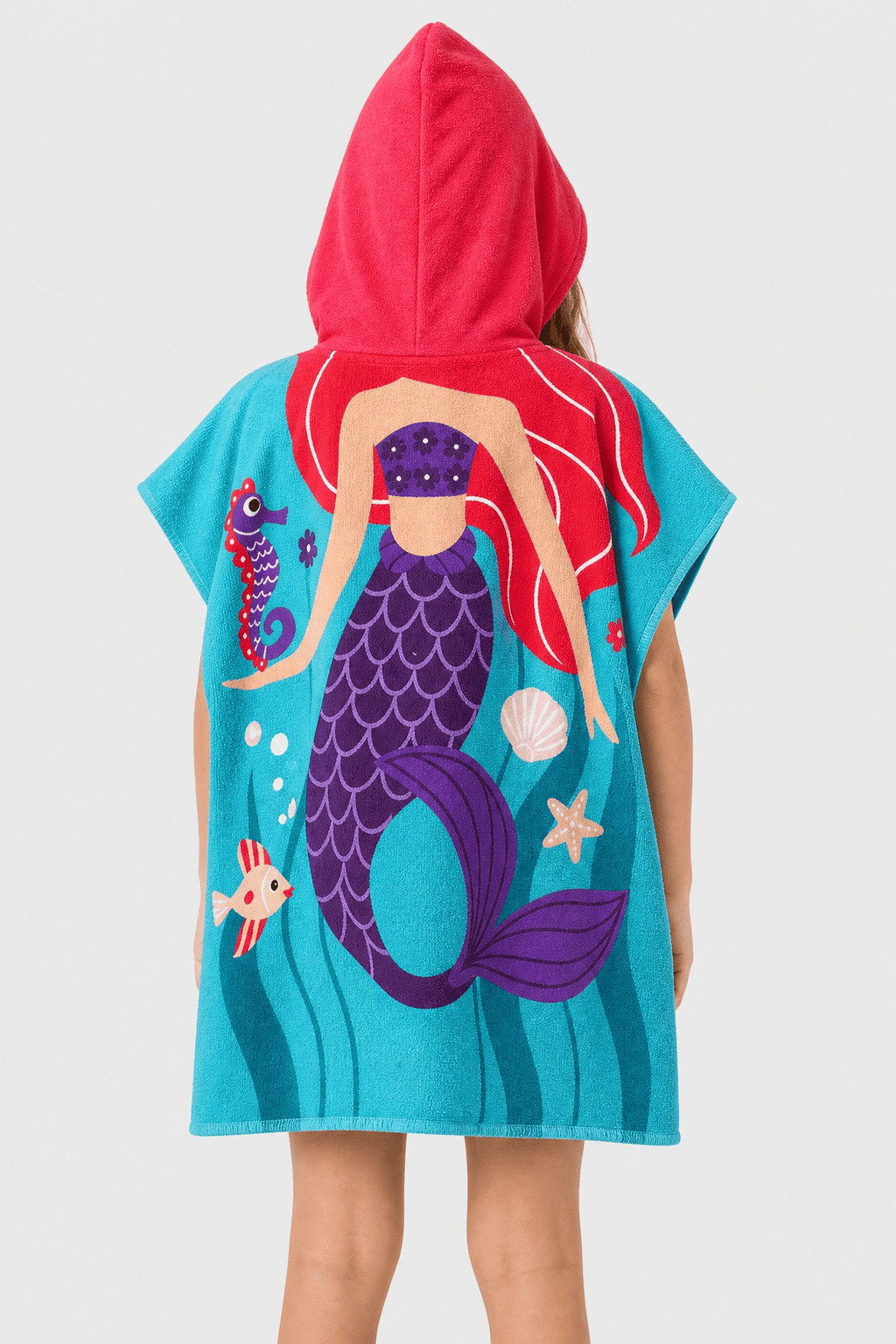 Poncho de Bain Sirène