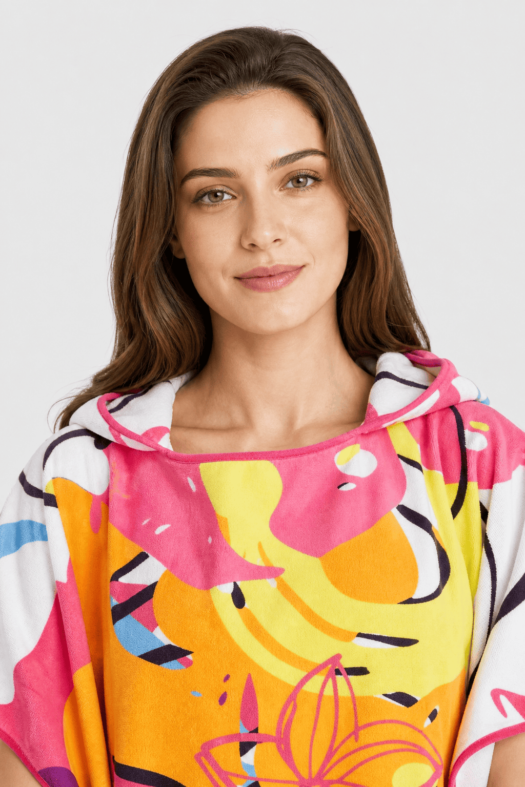 Poncho de Plage Imprimé