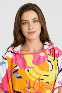 Poncho de Plage Imprimé