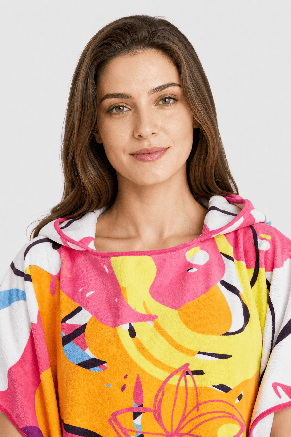 Poncho de Plage Imprimé