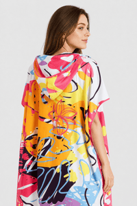 Poncho de Plage Imprimé