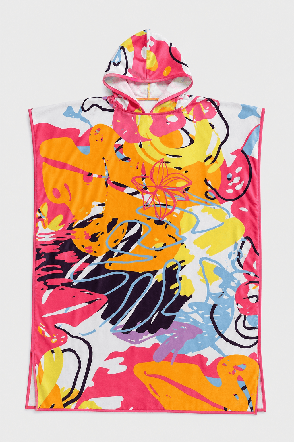Poncho de Plage Imprimé