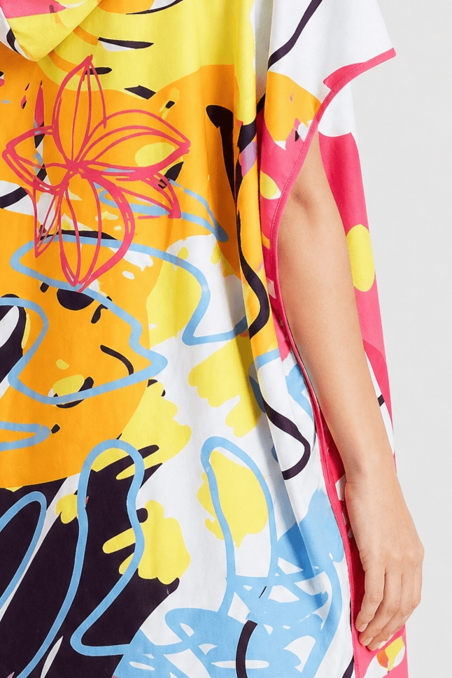 Poncho de Plage Imprimé