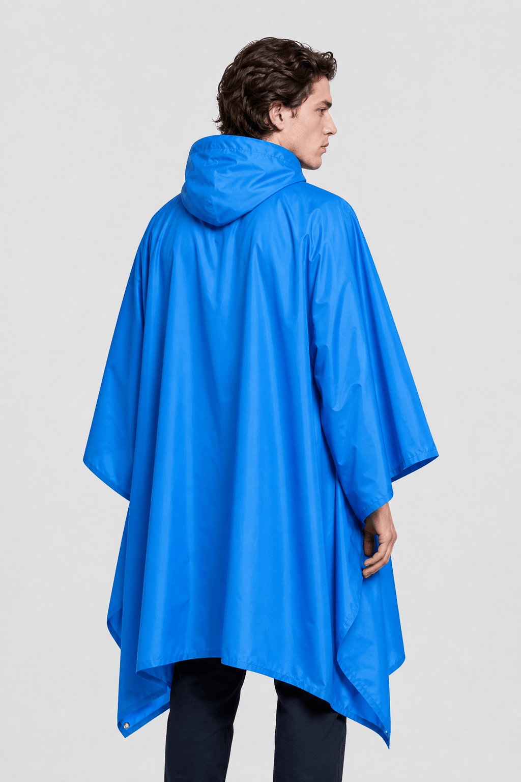 Poncho de Pluie Randonnée Bleu