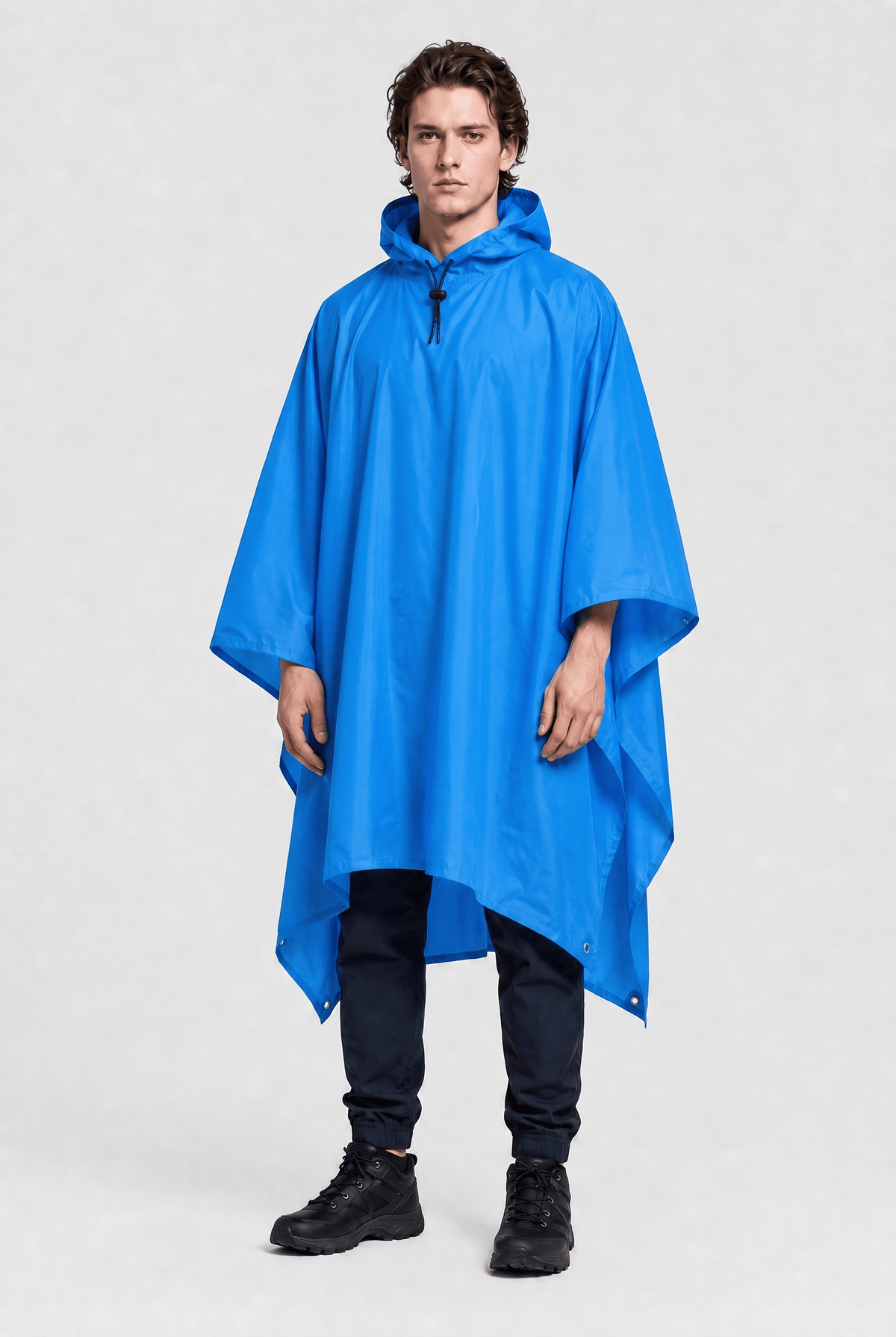 Poncho de Pluie Randonnée Bleu