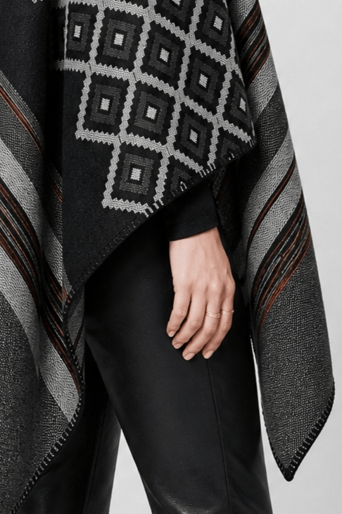 Poncho Écharpe Cachemire Femme