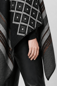 Poncho Écharpe Cachemire Femme