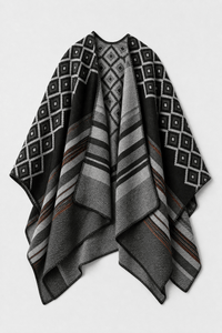 Poncho Écharpe Cachemire Femme