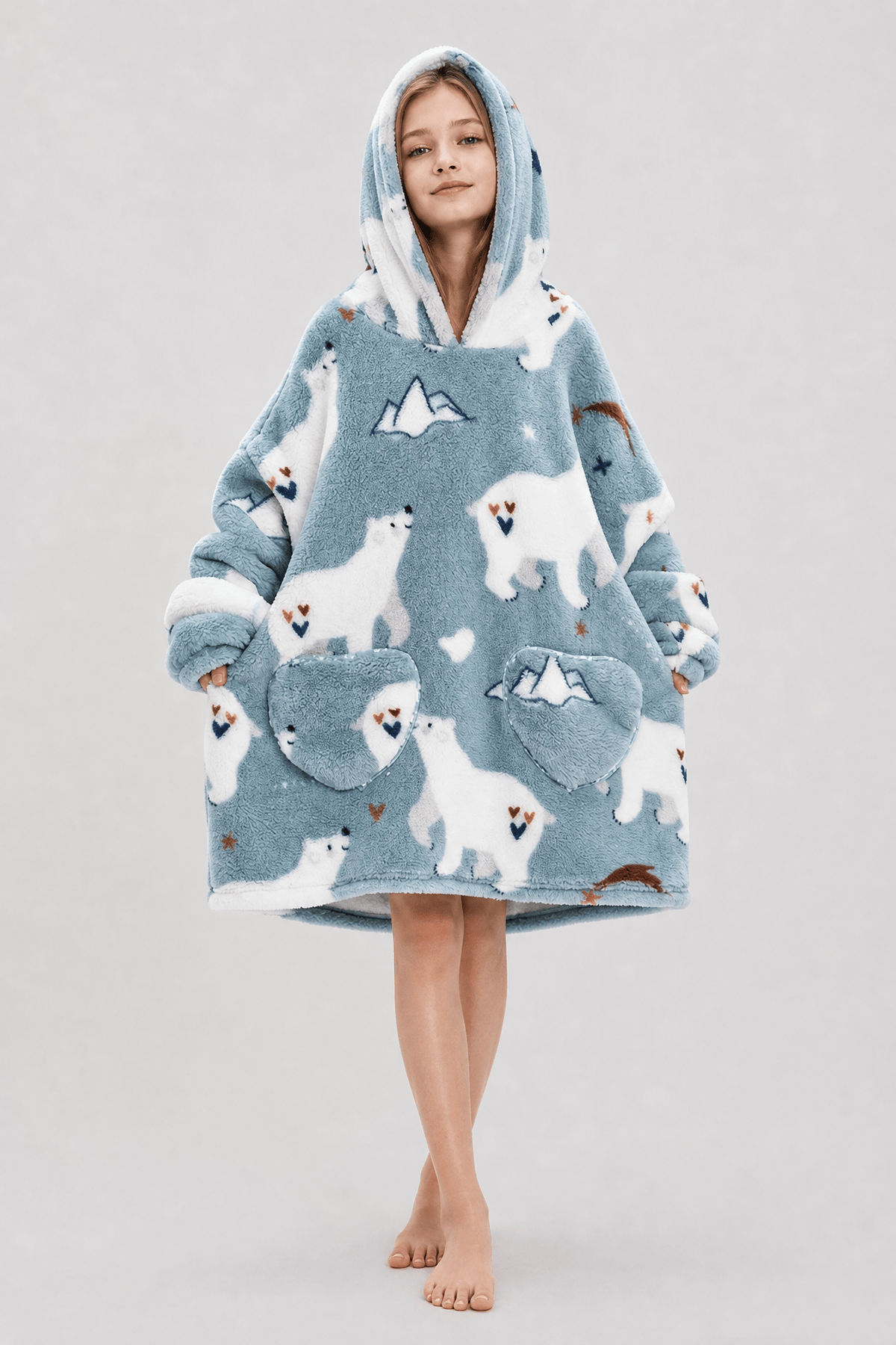 Poncho Enfant avec Capuche