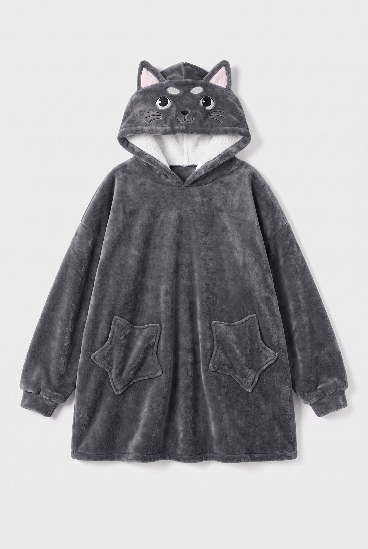 Poncho Enfant Gris