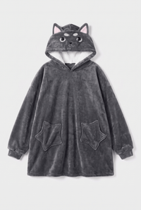 Poncho Enfant Gris