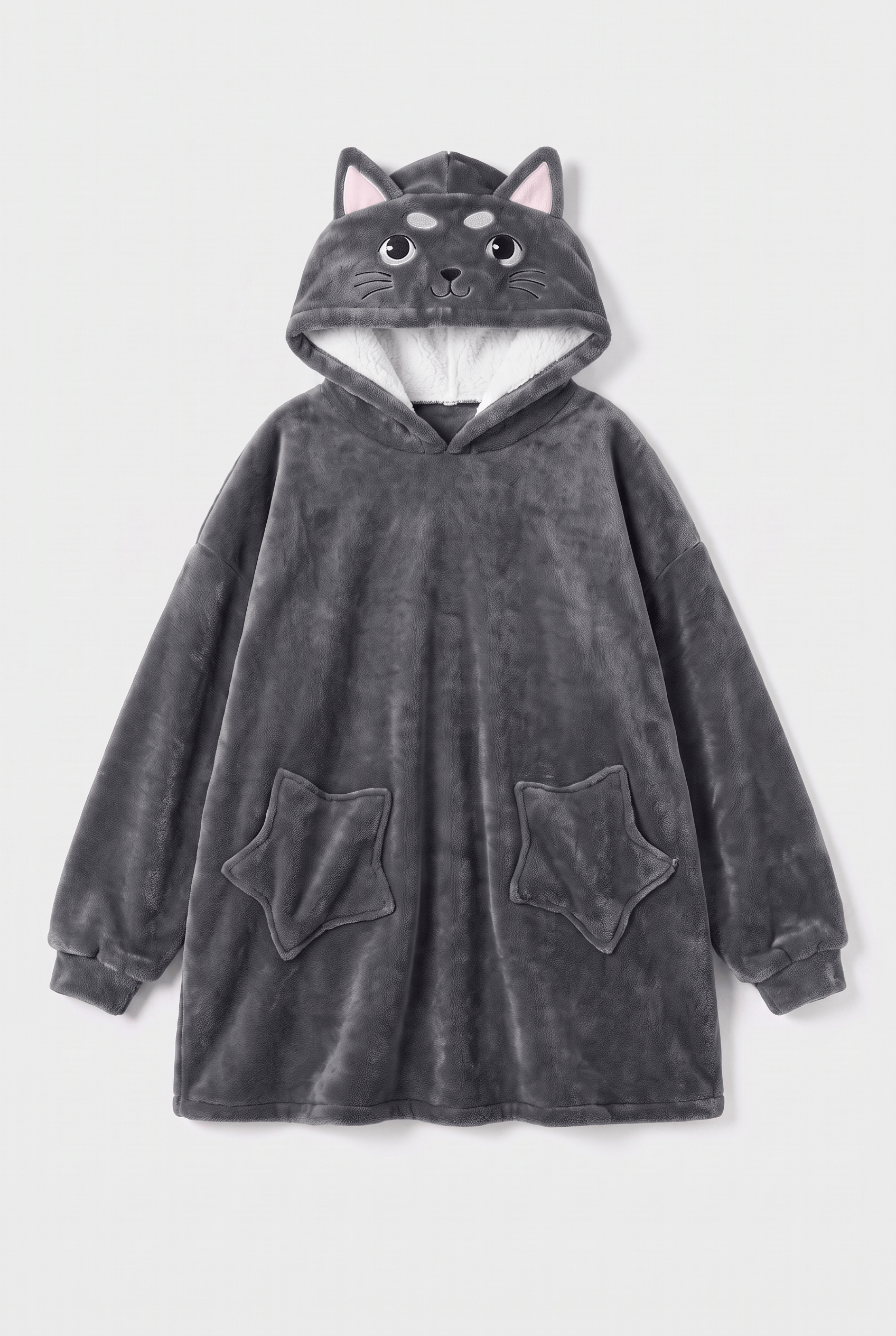 Poncho Enfant Gris