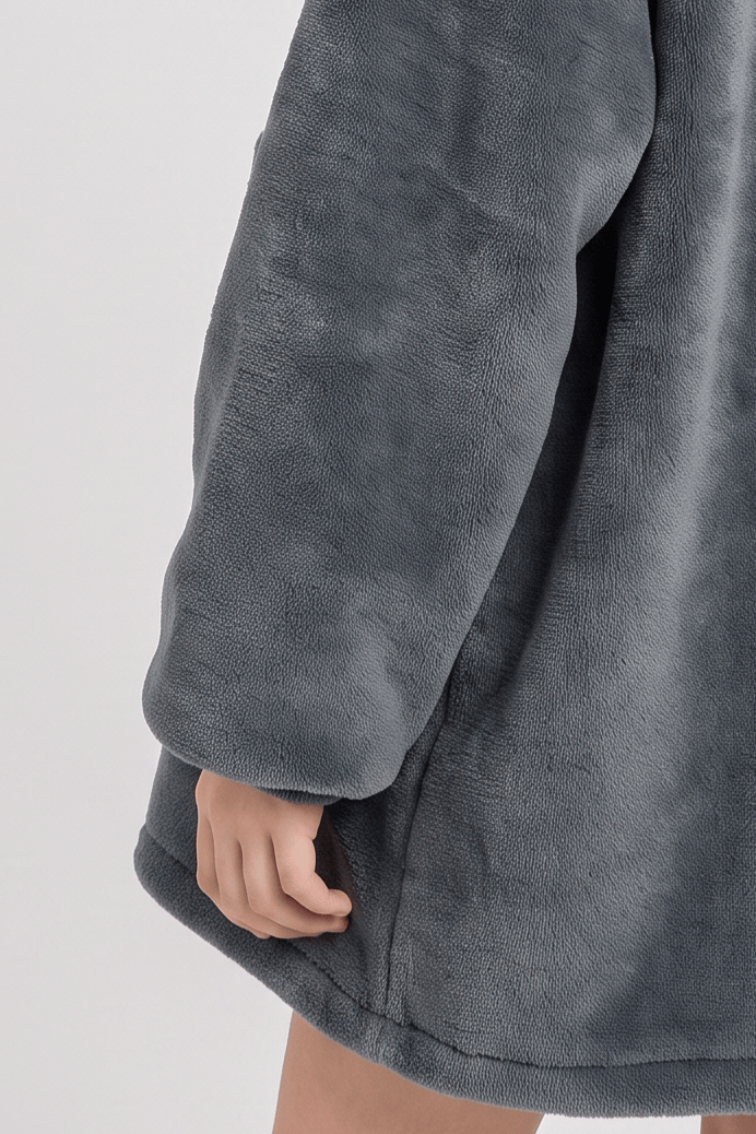 Poncho Enfant Gris