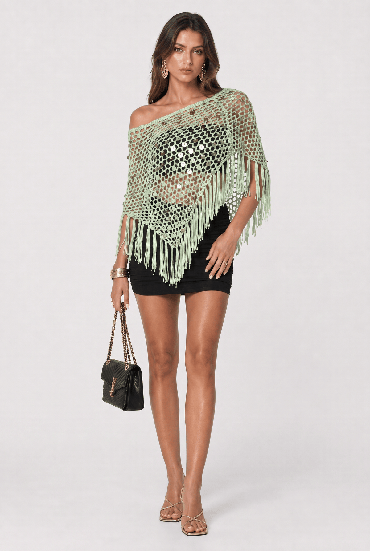Poncho Femme au Crochet