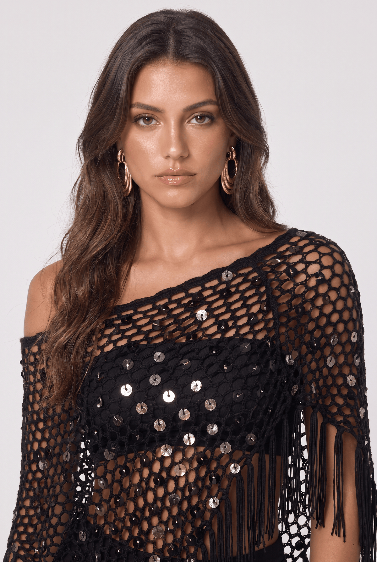 Poncho Femme au Crochet