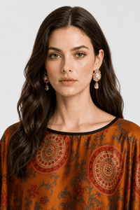 Poncho Femme en Soie