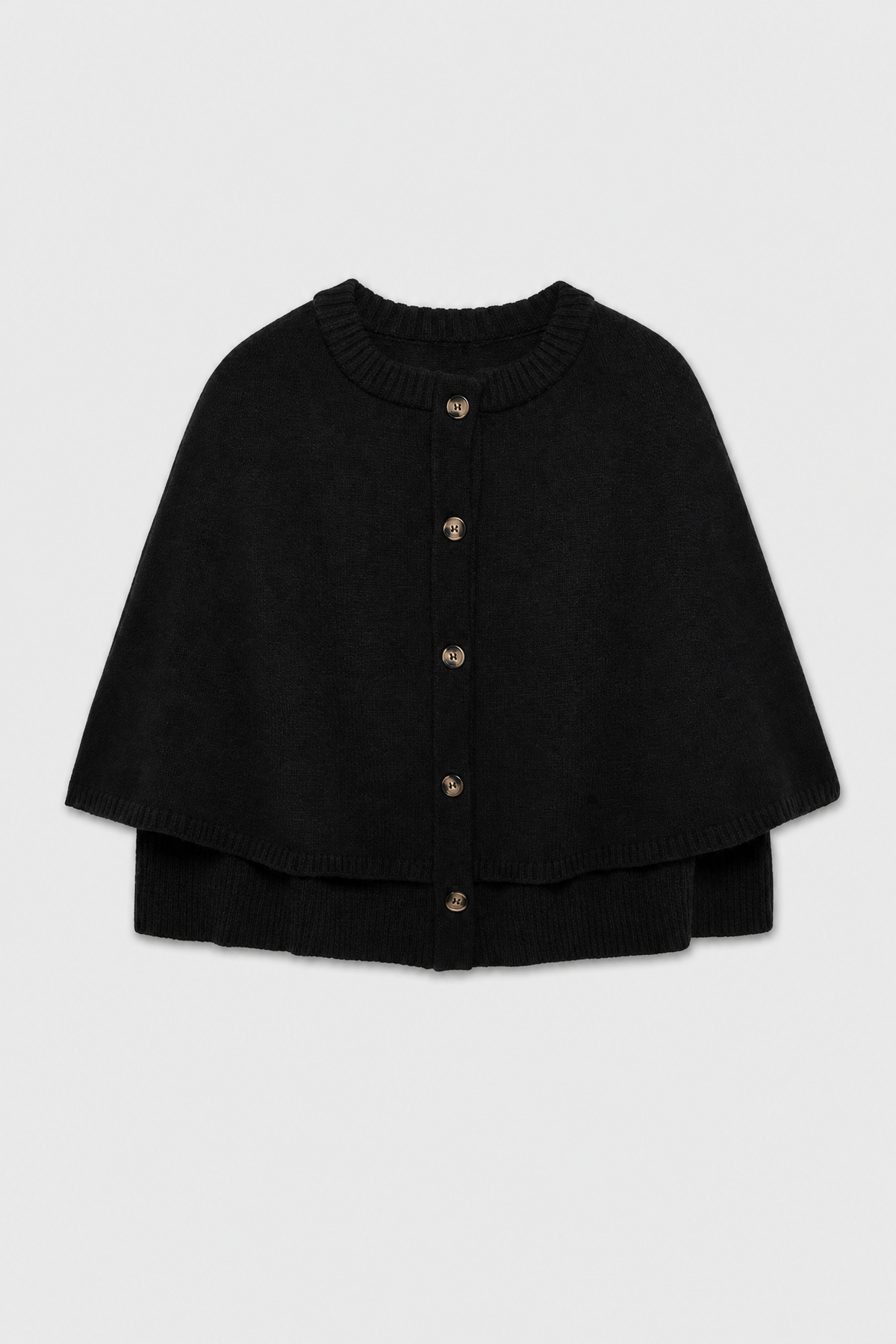 Poncho Femme Hiver Boutonné
