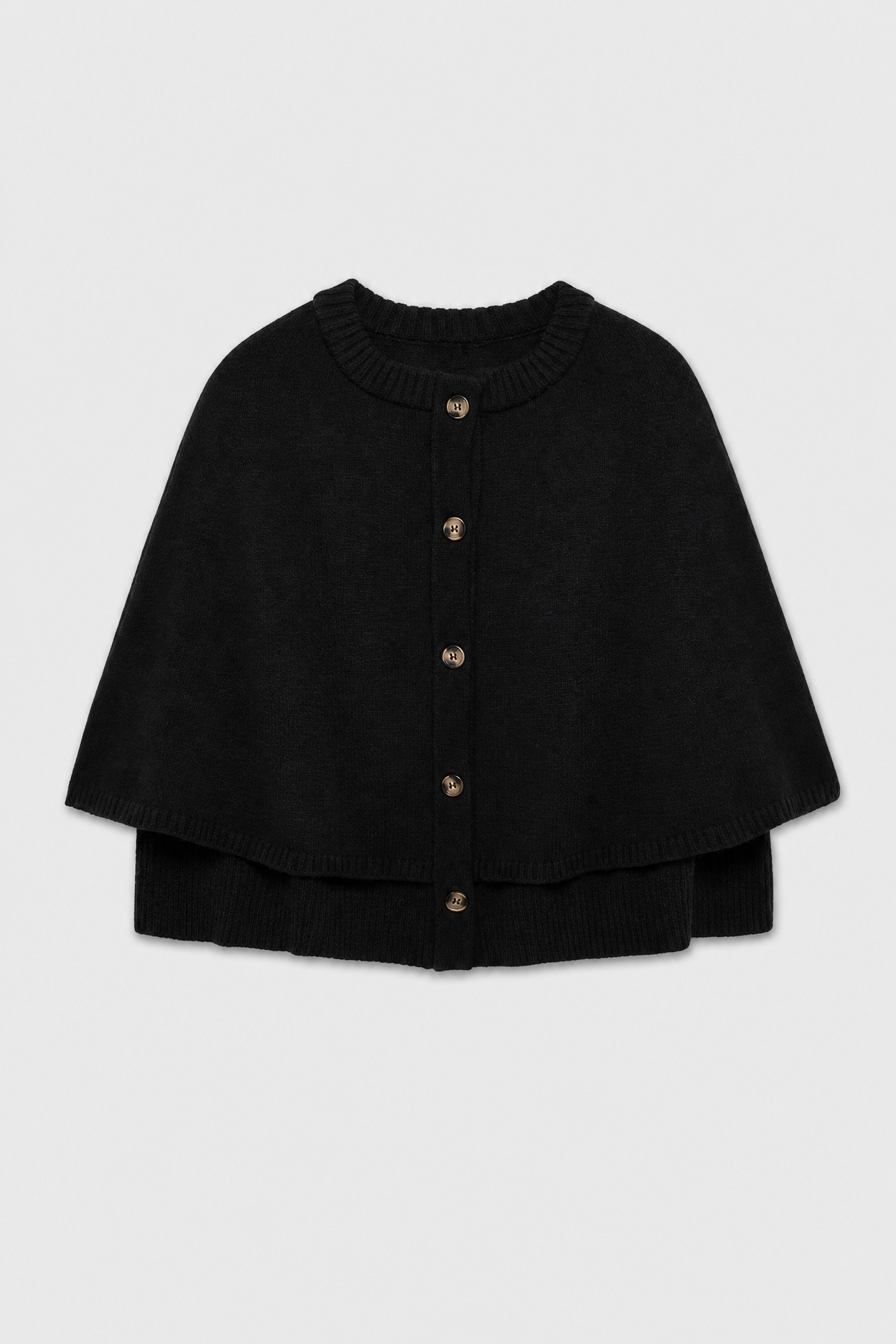 Poncho Femme Hiver Boutonné