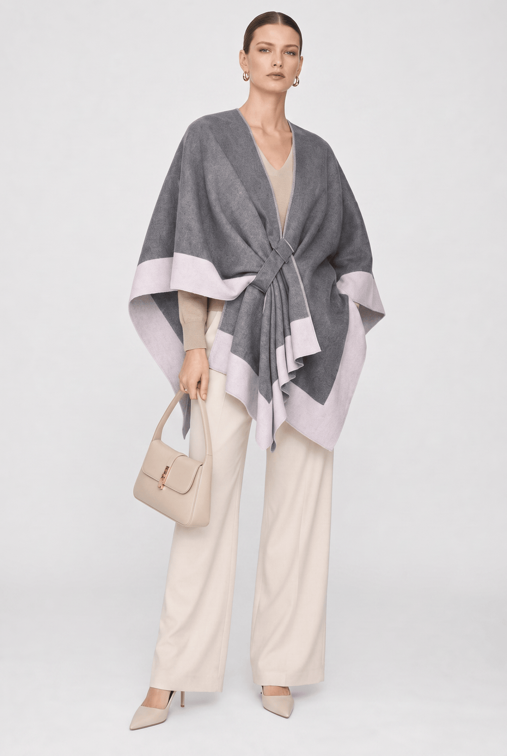 Poncho Femme Hiver Cachemire