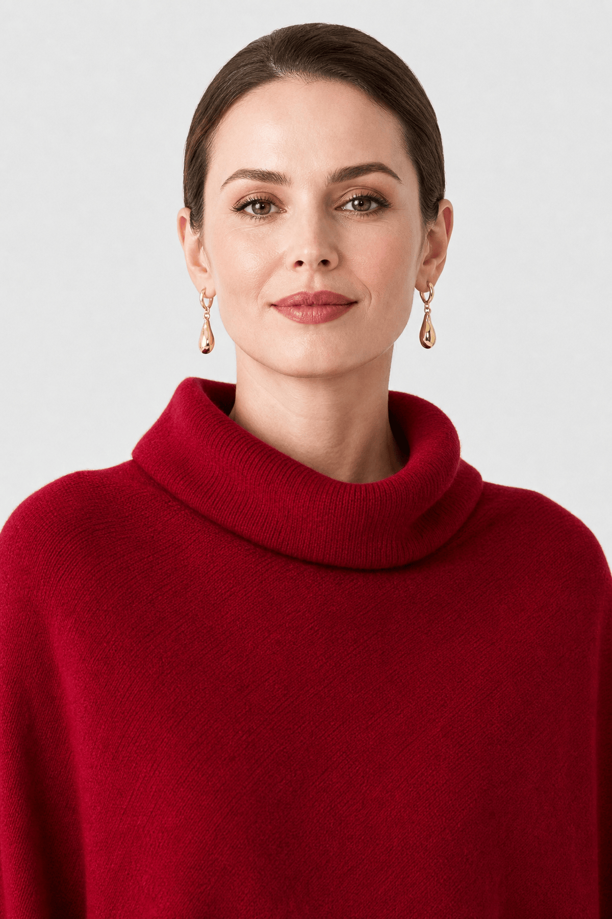 Poncho Femme Laine Tricotée