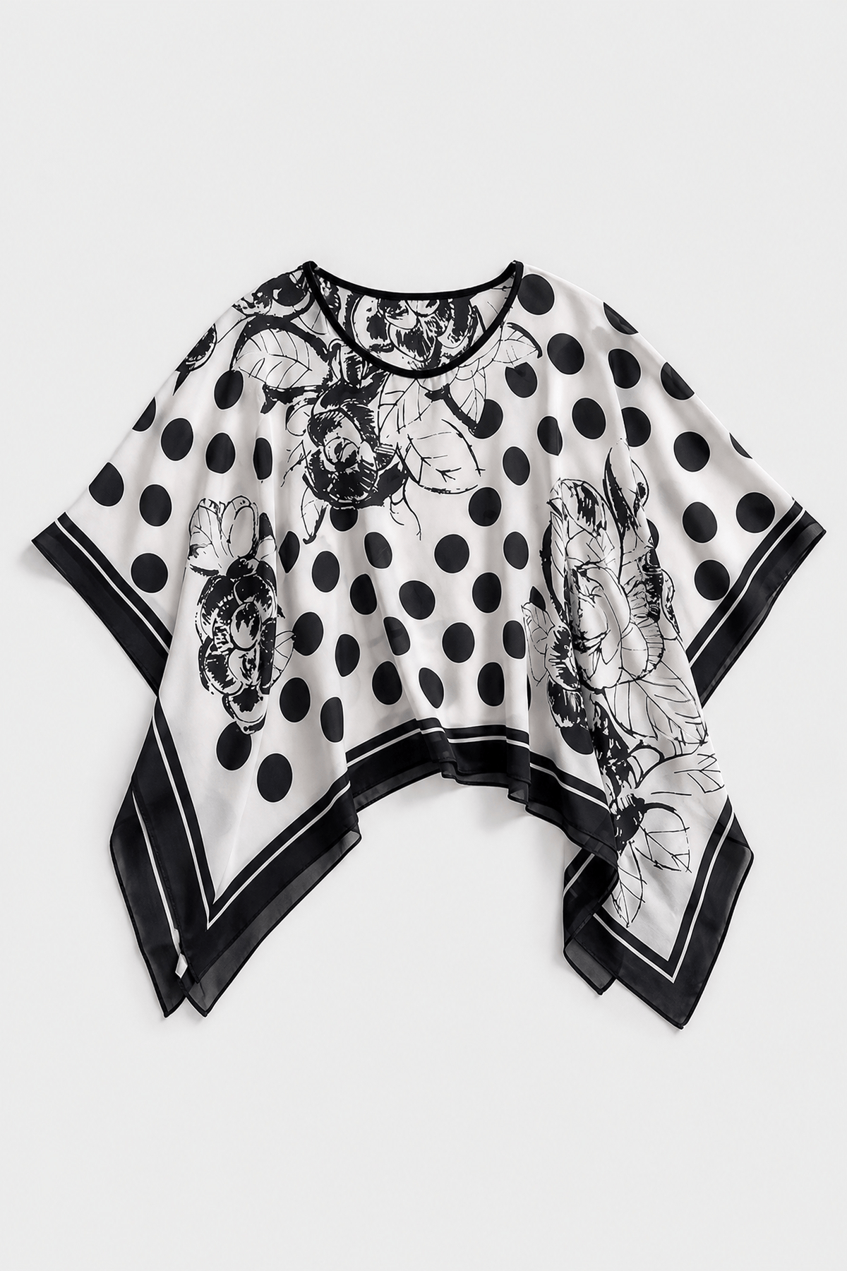 Poncho Femme Léger Court
