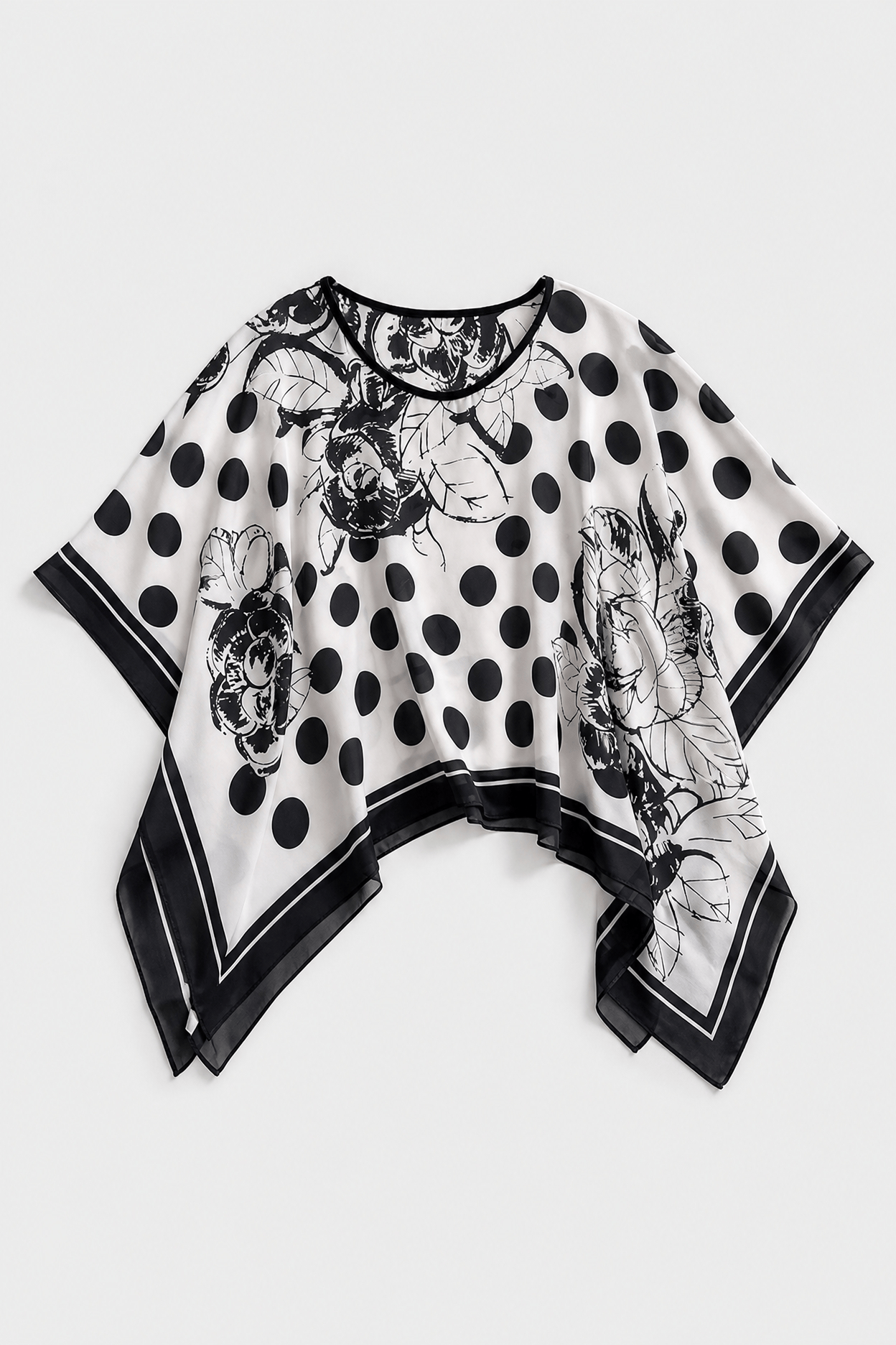 Poncho Femme Léger Court