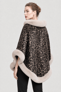Poncho Femme Léopard