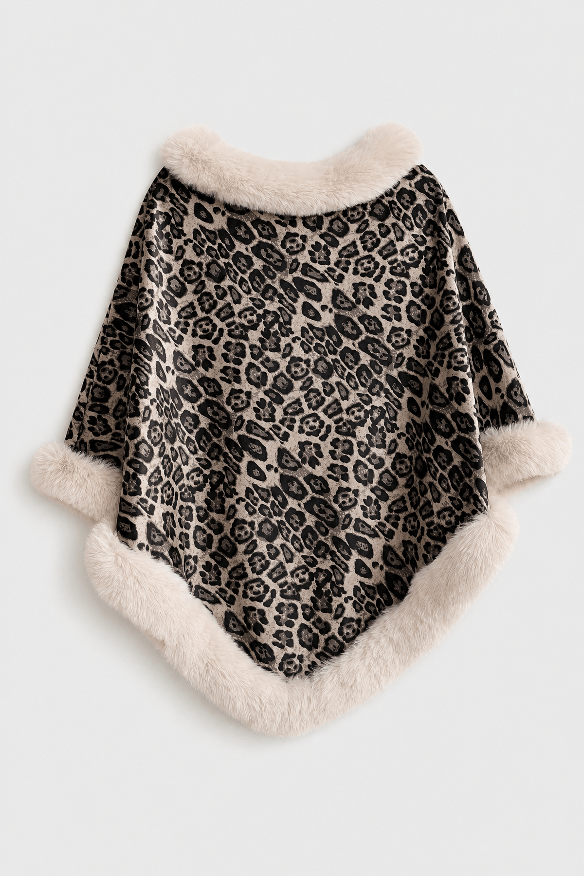 Poncho Femme Léopard