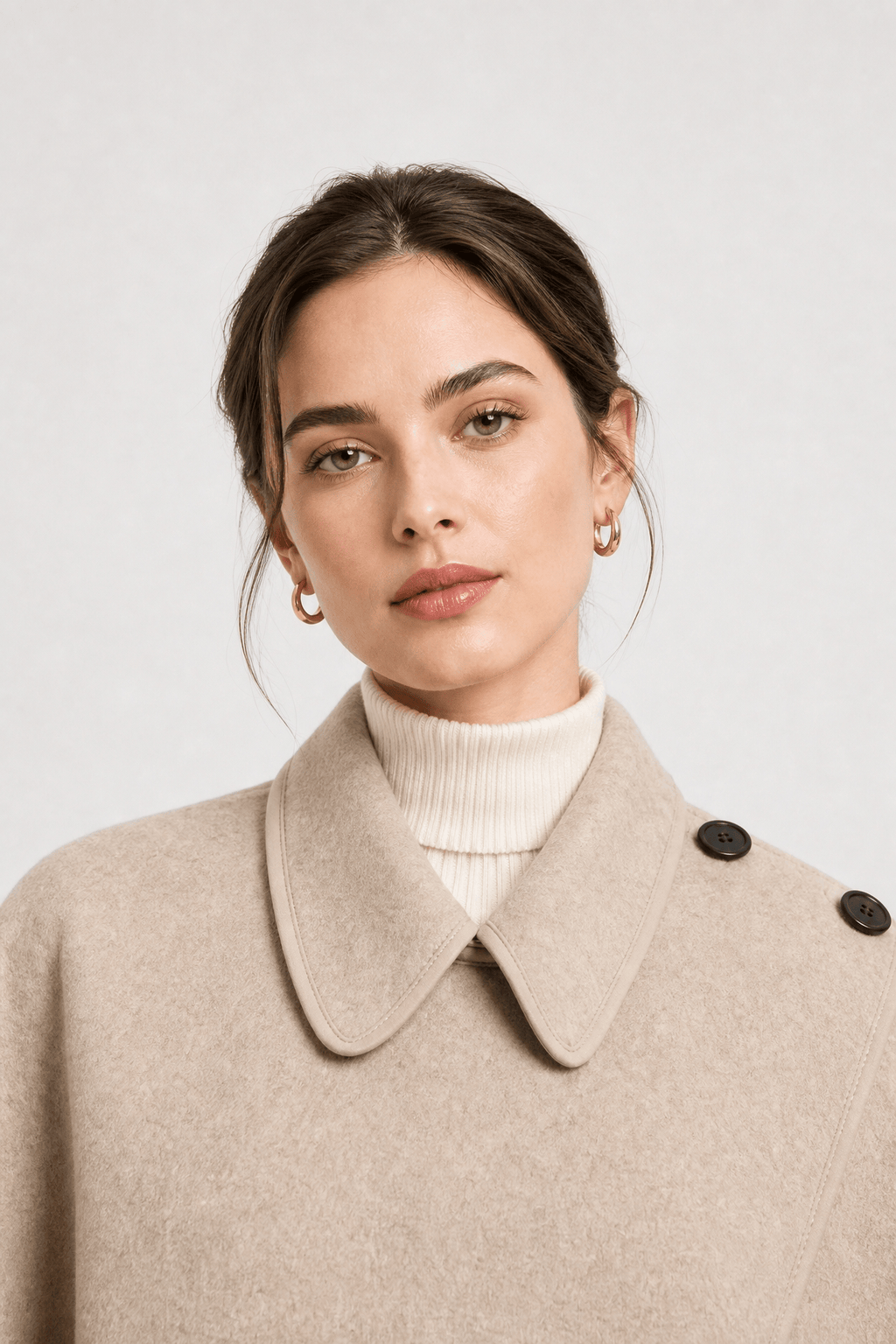 Poncho Femme Manteau Laine