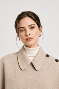 Poncho Femme Manteau Laine