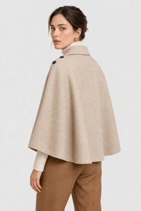 Poncho Femme Manteau Laine