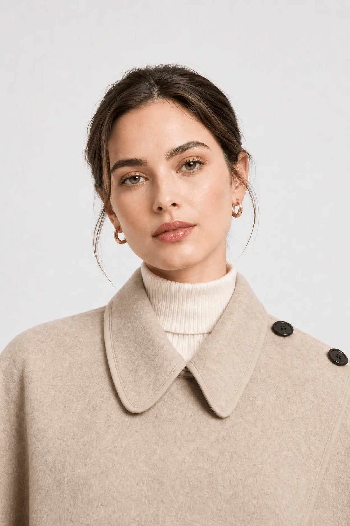 Poncho Femme Manteau Laine