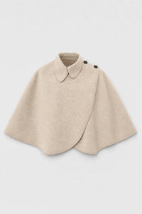 Poncho Femme Manteau Laine
